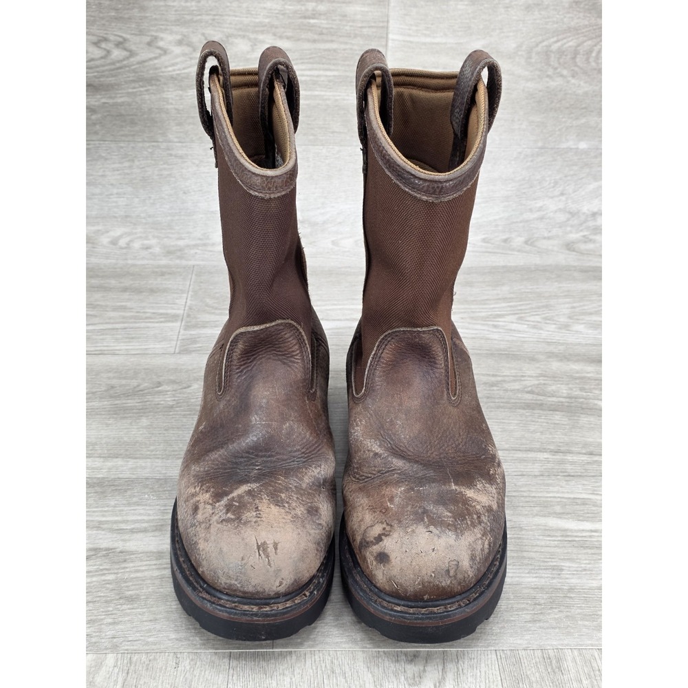CE Schmidt Steel Toe Work Boots Waterproof Men's - Sz 8.5 M Brown